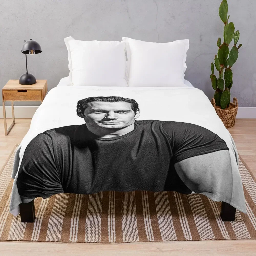 

B&W HENRY Throw Blanket Fluffy Softs For Baby Decoratives decorative Sofas Blankets