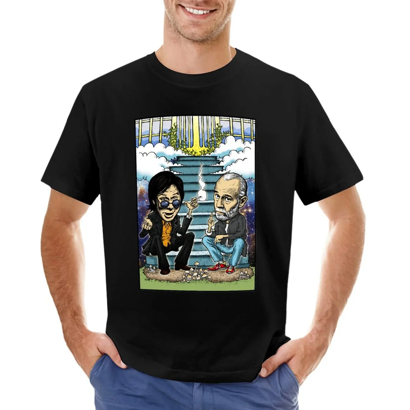 

Vintage Retro Bill Hicks Quotes George Carlin Comedians T-Shirt t-shirts man graphic t shirt sweat shirt Men's t-shirts