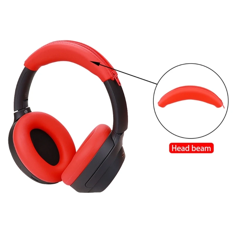 

Durable Headband Cover Protector for For Sony WH-1000XM4 Headphones Headbeam Sleeve Prevent Wear and Tear with Style Cushion