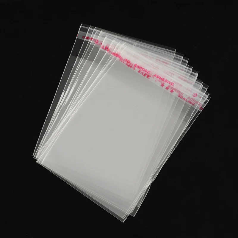 thumbnail image 1 of Bolsa de celofán autoadhesiva de plástico transparente para envolver joyas, regalos, alimentos, dulces, pasteles, bolsas transparentes, 1 of 5