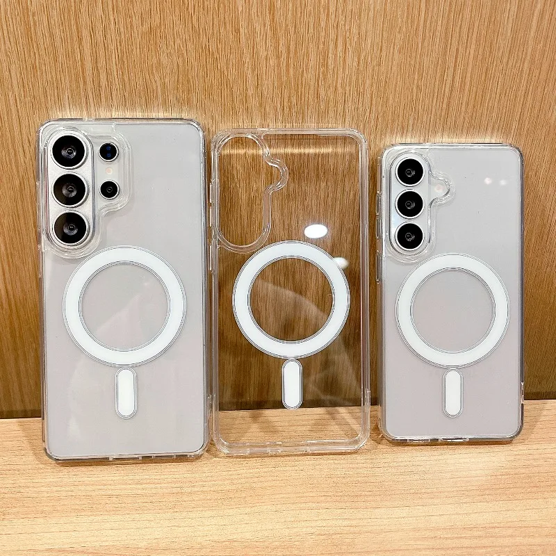 Enhanced Magnetic Clear Protective Phone Case Cover