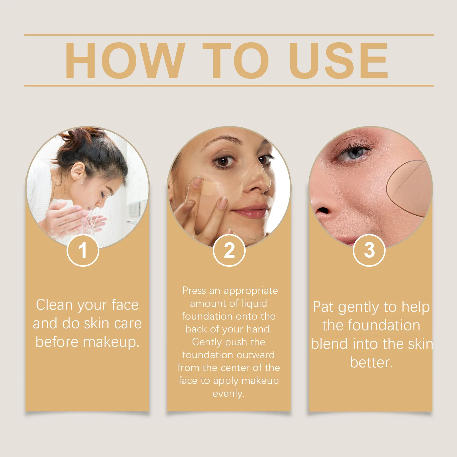 Foundation Color Changing Matte Concealer Soft Nude Face Full Cover Long Lasting Hydrating Makeup Base Liquid Foundation Cream 6