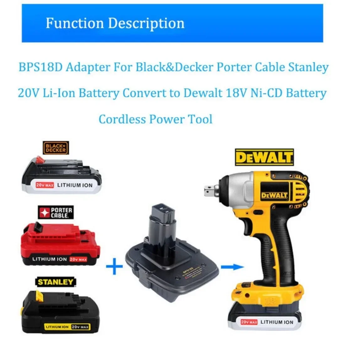 Рисунок 3 - Адаптер для аккумулятора Black Decker