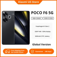 Global Version POCO F6 5G Smartphone 120Hz AMOLED display 50MP camera system with OIS 90W turbo charging Snapdragon 8s Gen 3 1