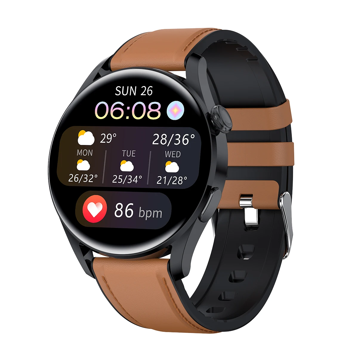 2022 Body temperature Bluetooth-compatibl calling Music control Heart rate Blood pressure  A variety of sports mode Smart watch 