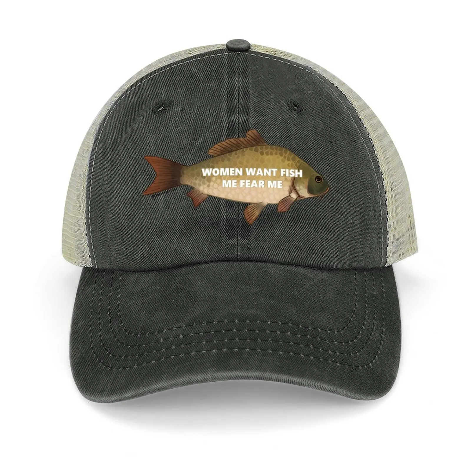 

Women want fish me fear me Cowboy Hat Mountaineering Fluffy Hat Sun Hat For Children Men's Women's