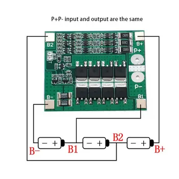 【C】Caricabatterie PCM da 25A 12V, scheda di protezione BMS con bilanciamento