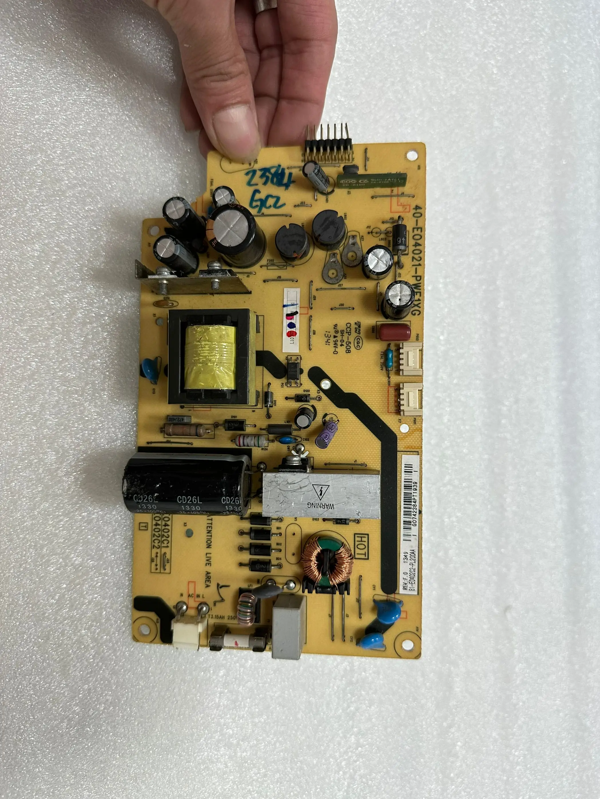 

Оригинальная плата питания L40F3309B 40-E04021-PWD1XG PWF1XG PWH1XG PWE1XG