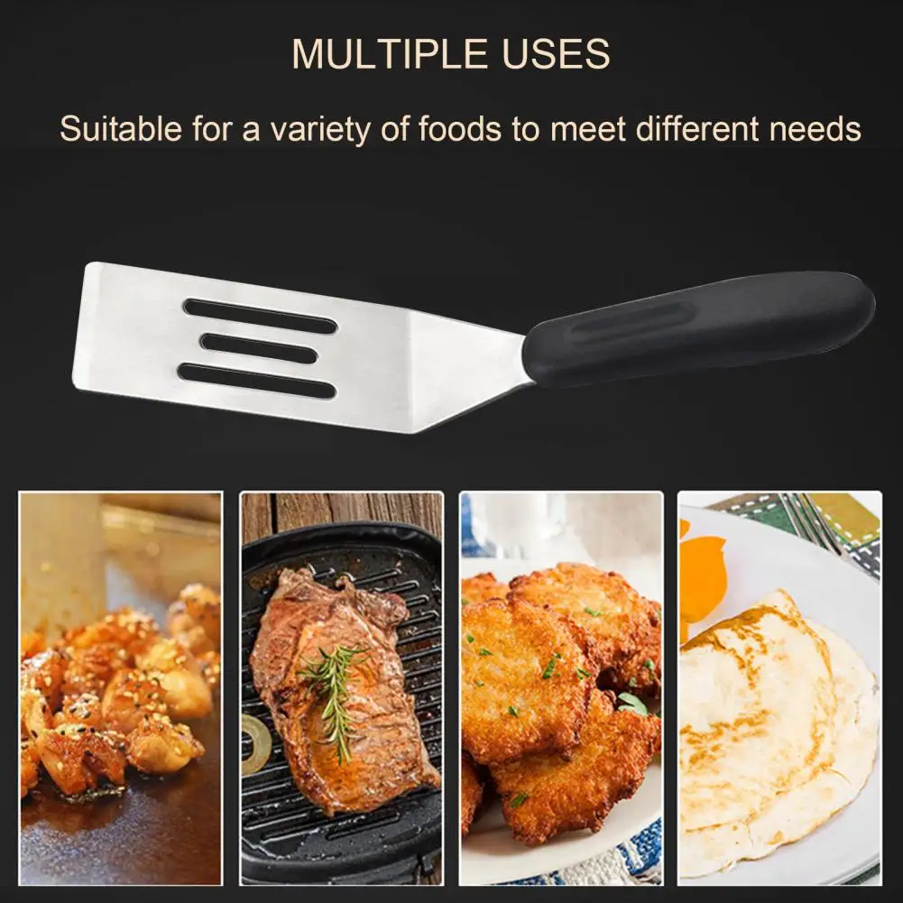 Small Kitchen Spatula Stainless Steel Serving Turner For Pancakes Brownies Desserts Eggs Mini Metal Spatula For Flipping Serving