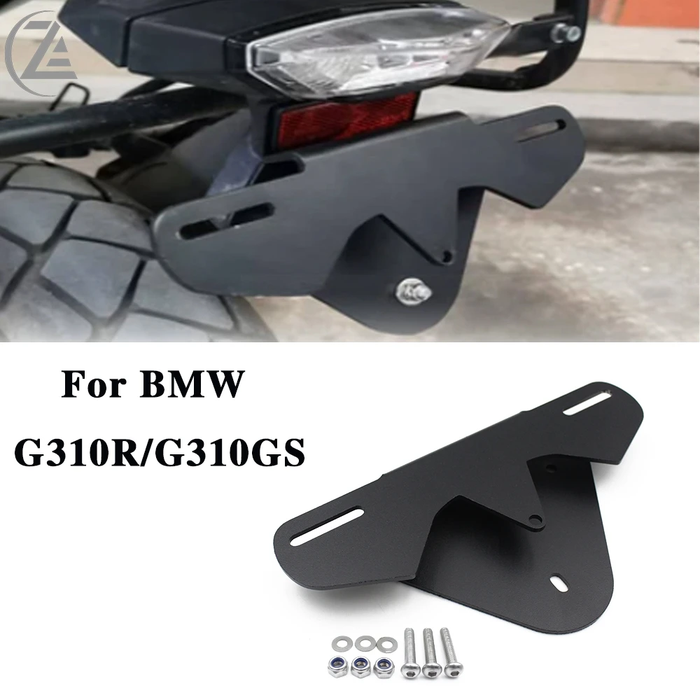 

ACZ Motorcycle Modified License Plate Mounting Bracket Rear Tail Frame Aluminum Bracket Plate Fixed for BMW G310R G310GS