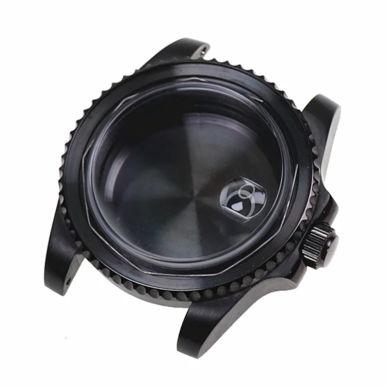 High Quality 40mm Submarine Sapphire Crystal Waterproof Watch Case For 28.5mm Dial Nh35 Nh36 Automatic Mechanical Movements