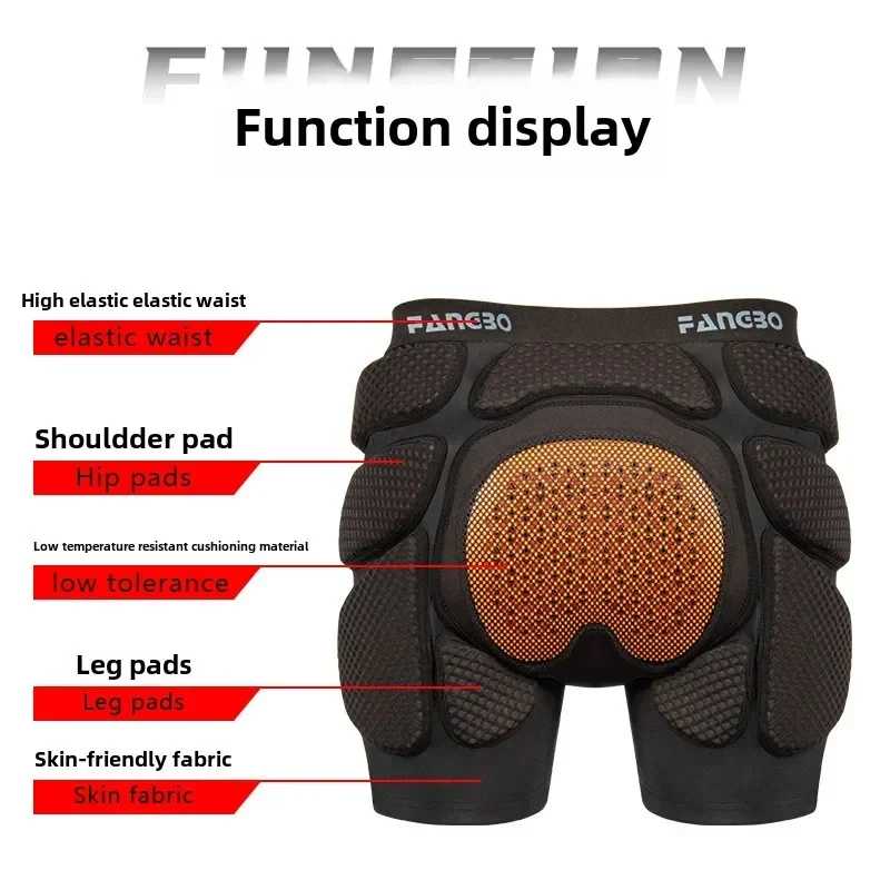 Adjustable Adult Sports Gear Shorts Snowboard Protection Hip Pads Short Ski Skate Anti-shock Knee Pads