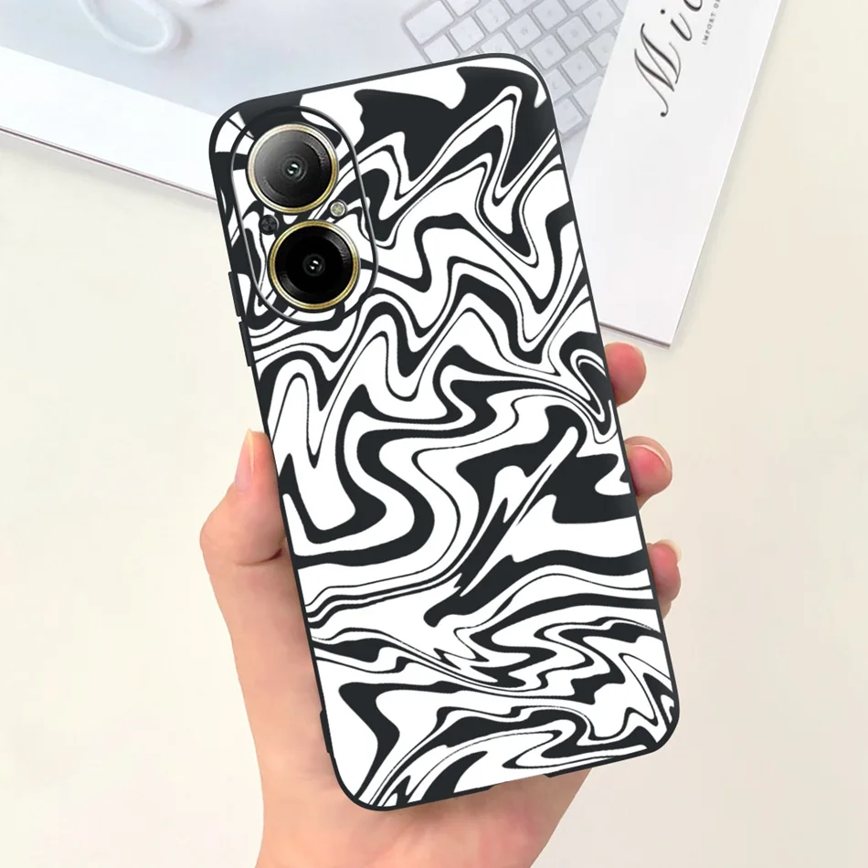 Fashion Moon Pattern Soft Silicone Protective Back Cover