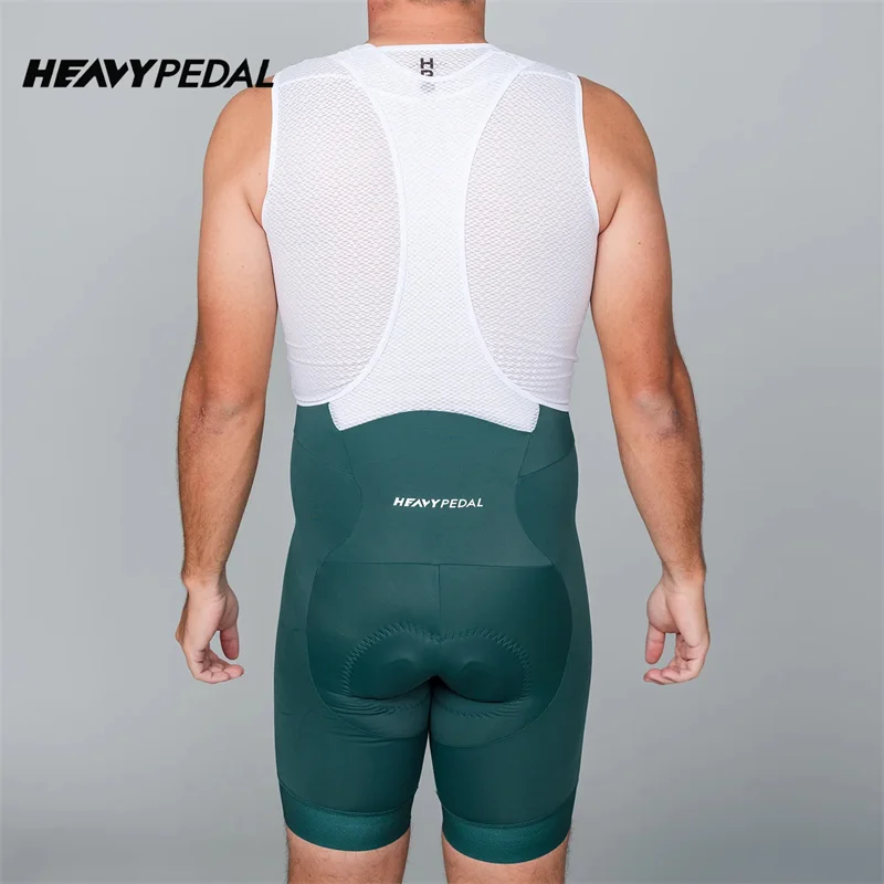 Heavypedal Cycling Shorts Men Summer MTB Bicycle Bib Short Tights Pants 16D Gel Pad Breathable Mountain Bike Shorts