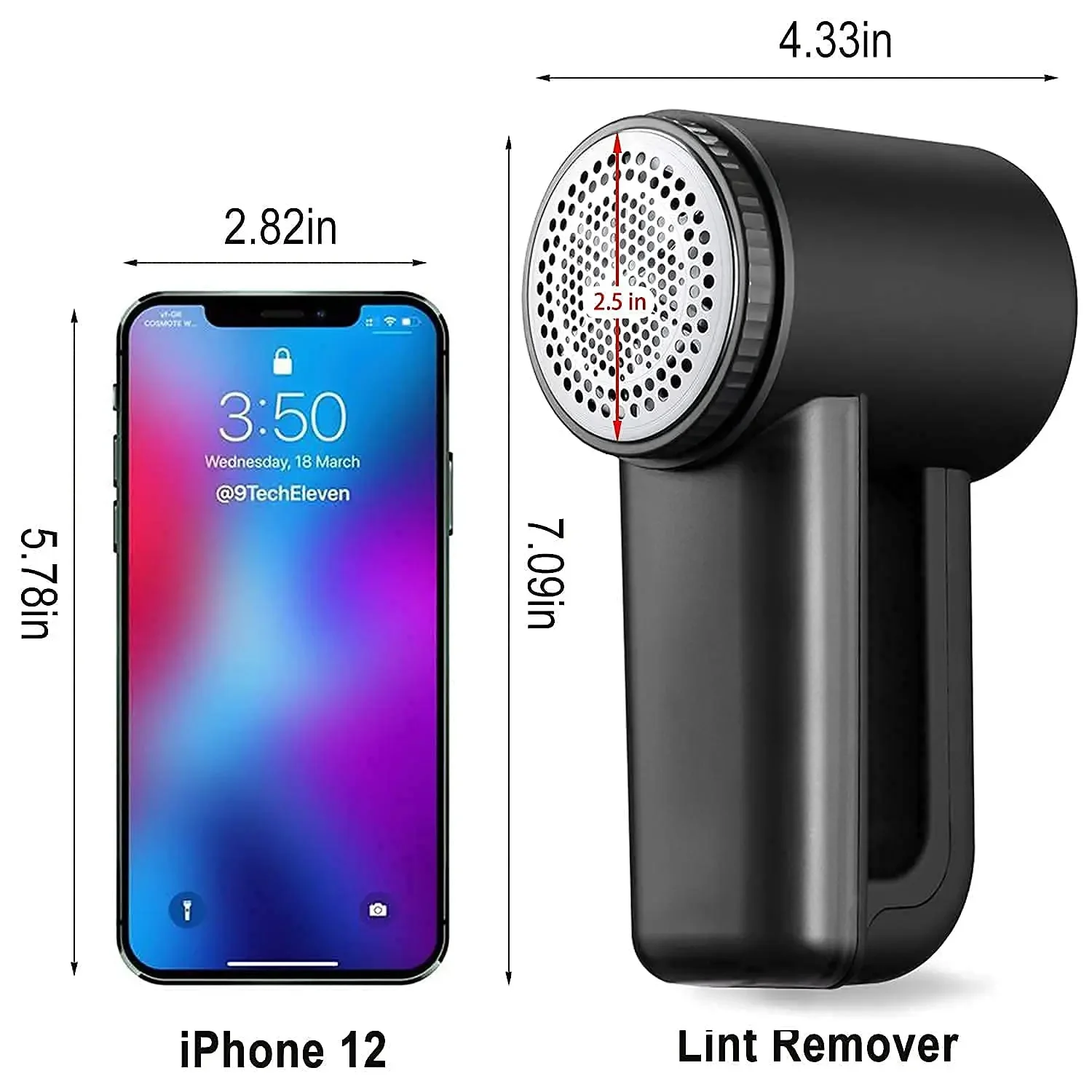 2024 Rechargeable Fabric Shaver Electric Commercial Lint Remover with LED Display & Big Trash Box 3-Speeds for Removing Fuzz 6