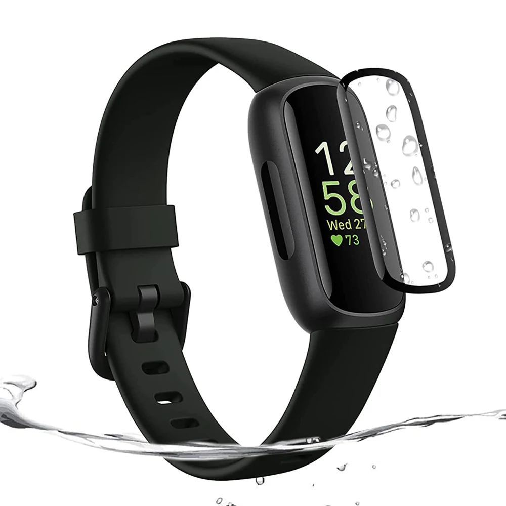 

Изогнутая пленка PMMA для Fitbit Inspire 3, Защитная пленка для экрана, ремешок, Защитная пленка для смарт-часов, полное покрытие для Inspire3 (не стекло)