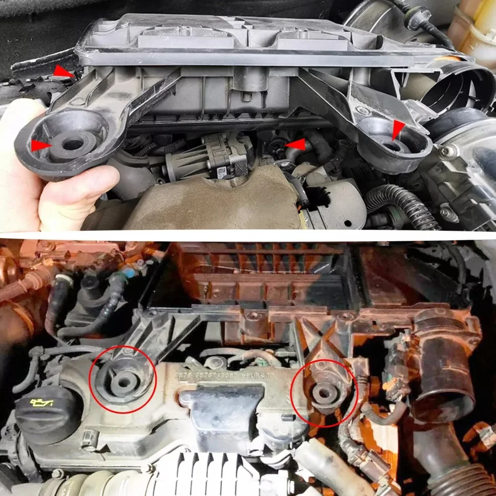 4X Für PEUGEOT 208 308 SW 2008 3008 5008 Expert Partner Traveler Luftfilter Box Gehäuse Montage Gummi Tülle Puffer 1422A4 – Detail 4