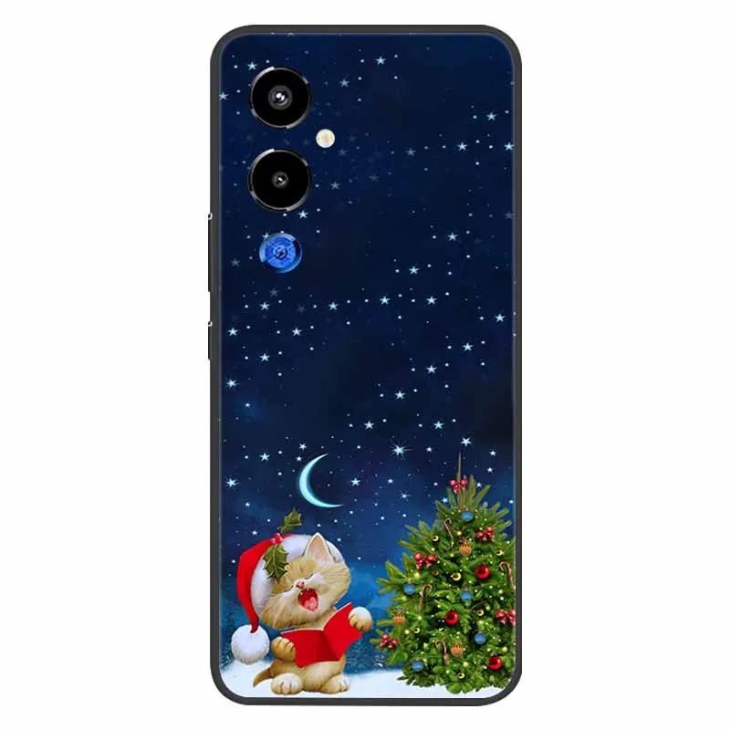 Christmas Silicone Soft TPU Phone Case - Festive Holiday Gift Cover