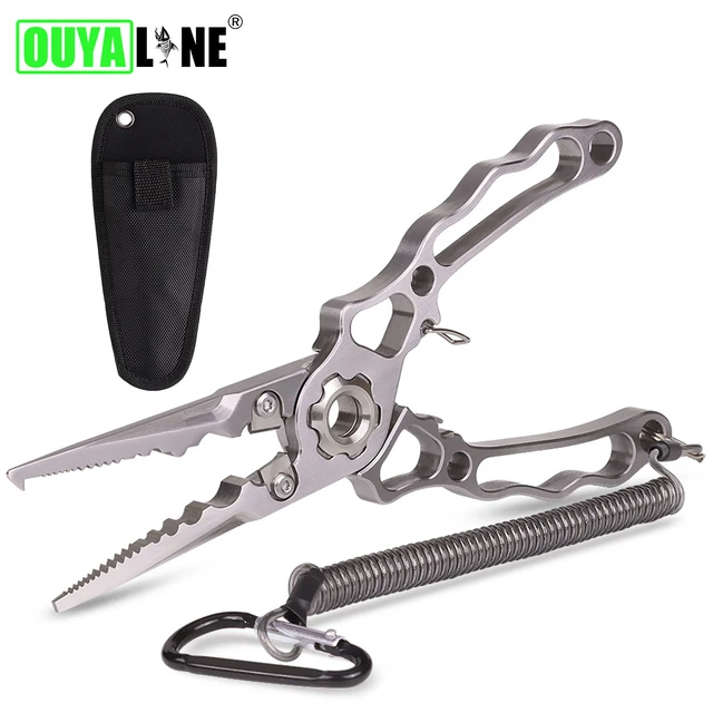 Multifunctional High Hardness Stainless Steel Fishing Pliers Accessories  Scissors Line Cutter Hooks Remover Outdoor Fishing Tool