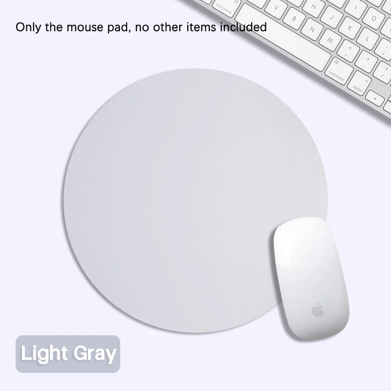 Universal Non-Slip Round Leather Mouse Pad