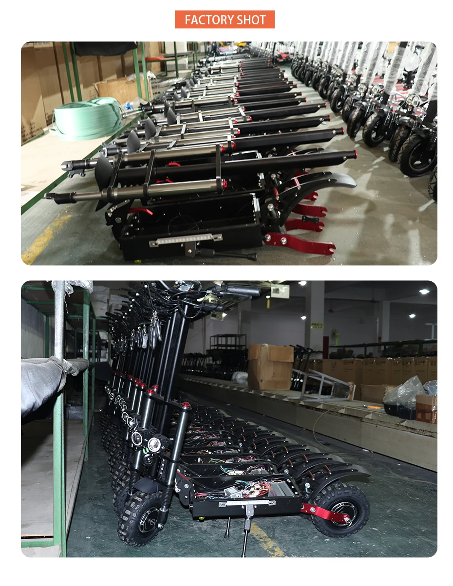 40MPH Fast Speed Electric Scooters with Seat 18AH Lithium Battery Adult