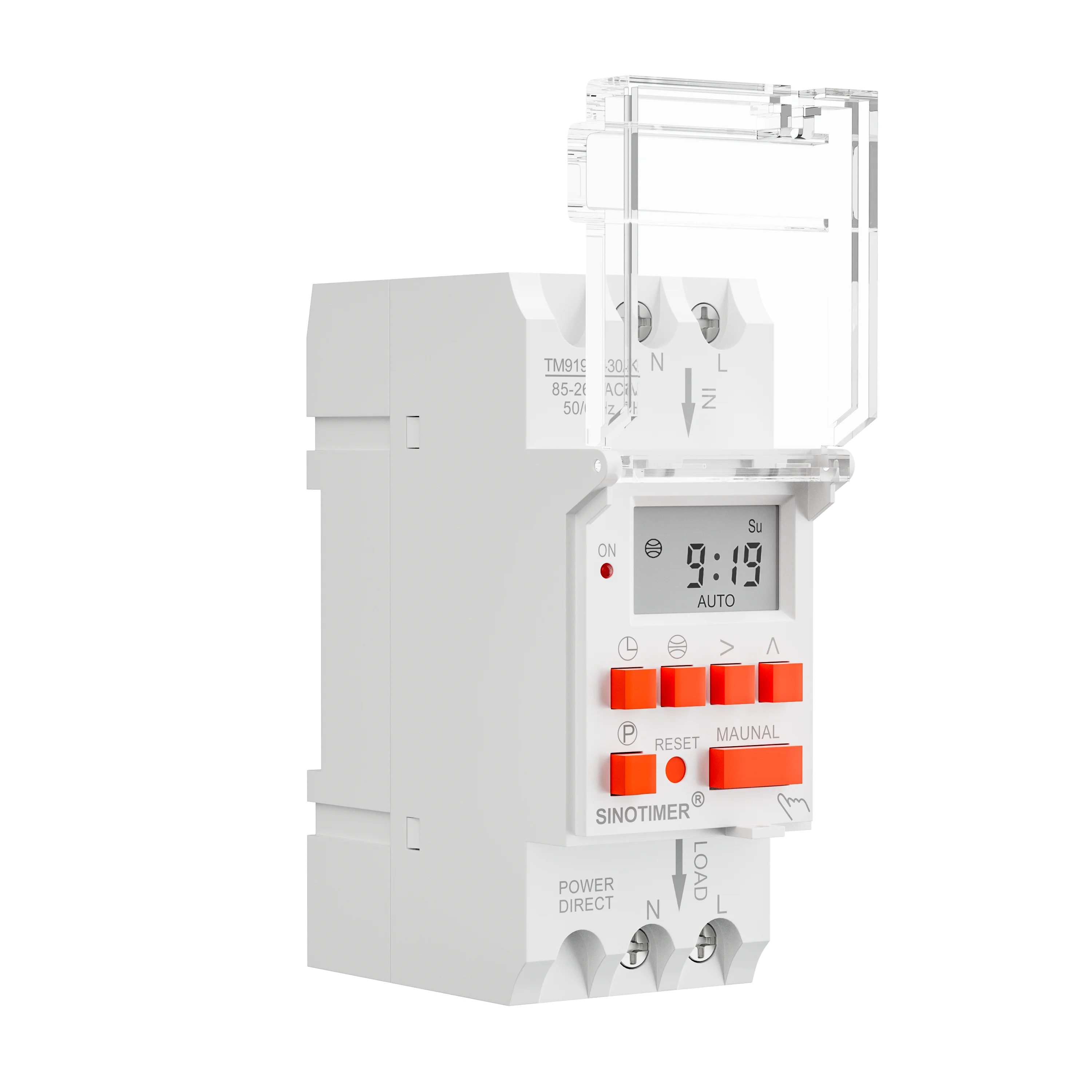 Wide Voltage 85-265VAC Astronomical Time Switch for Automatic Calculation of Sunrise and Sunset in Latitude and Longitude 4