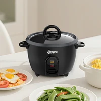 Elecpro Mini cuiseur à riz 3 tasses de riz avec cuiseur vapeur, petit cuiseur vapeur Portable pour aliments, pot intérieur antiadhésif amovible de qualité alimentaire 4