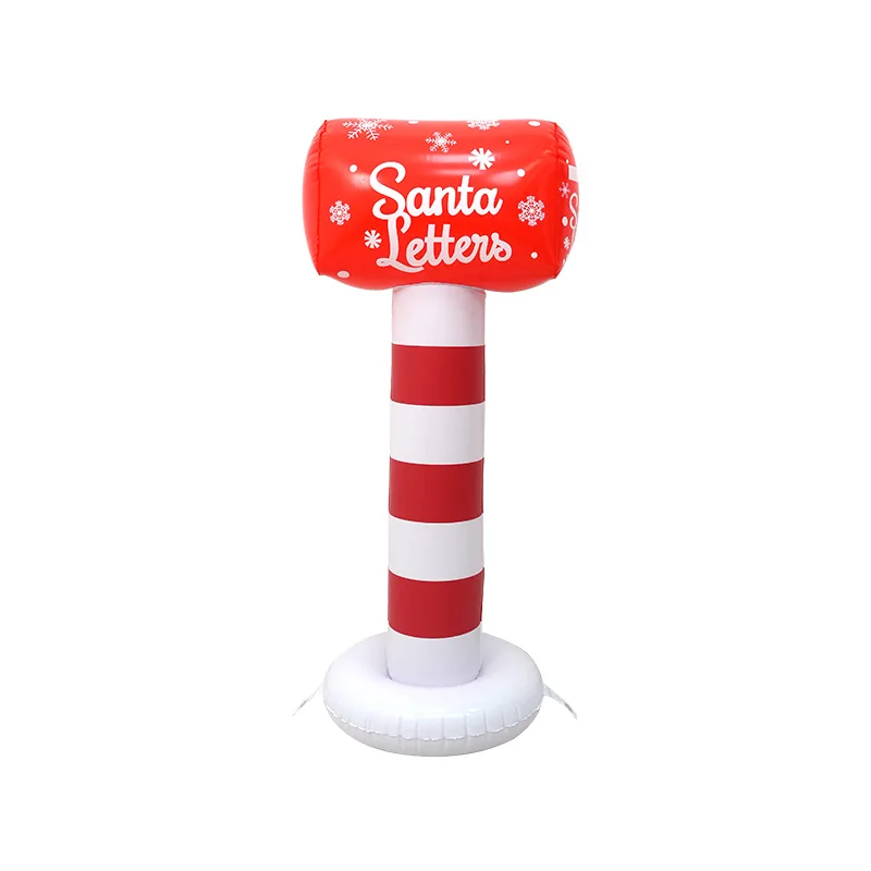 【Prime deal】 Christmas Inflatable Toys Cartoon PVC Inflatable Santa Claus Decoration Gingerbread People Christmas Eve Decoration Supplies.