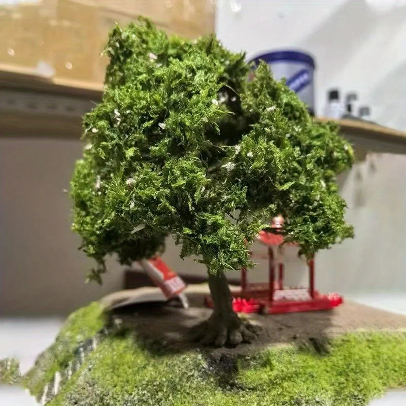 1pc Model Tree Miniature Sand Table Architectural Decorative Ornament DIY Micro Landscape