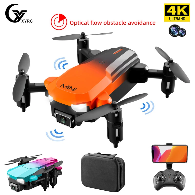 2022 New KK9 Mini Drone Dual4K HD Camera With Optical Flow Obstacle Avoidance Altitude Hold Mode Foldable RC Quadcopter Boy Gift explorers 4ch remote control quadcopter