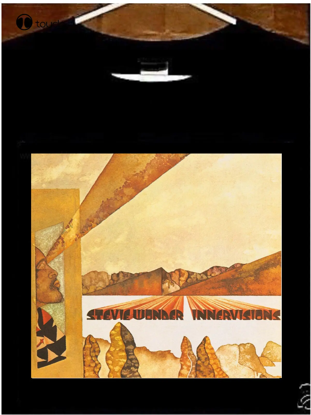 Stevie Wonder T Shirt; Stevie Wonder Innervisions Tee Shirt T-Shirt Personalizzata Aldult Teenager Unisex Stampa Digitale Di Modo Divertente New