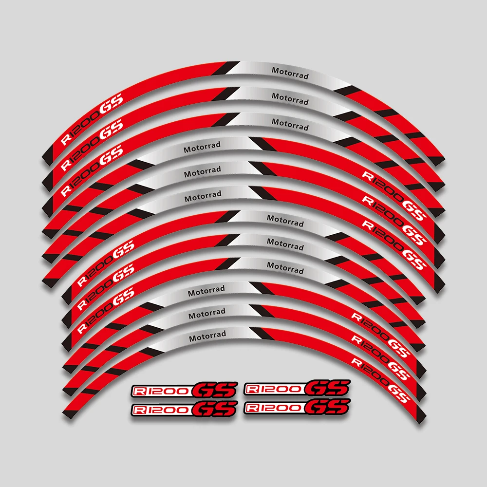 19''17''motorcycle accessories Wheels Sticker Rim Tire Stripe Tape