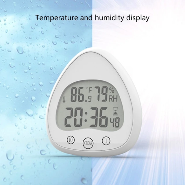 Orologio Da Bagno Impermeabile Con Timer - Digitale Con Ventosa Per Doccia - Foto 4