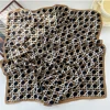 Vintage Flower Pattern Head Neck Scarves 65*65cm Cotton Linen Print Square Scarf For Women Small Shawls Female Bag Scarves 3