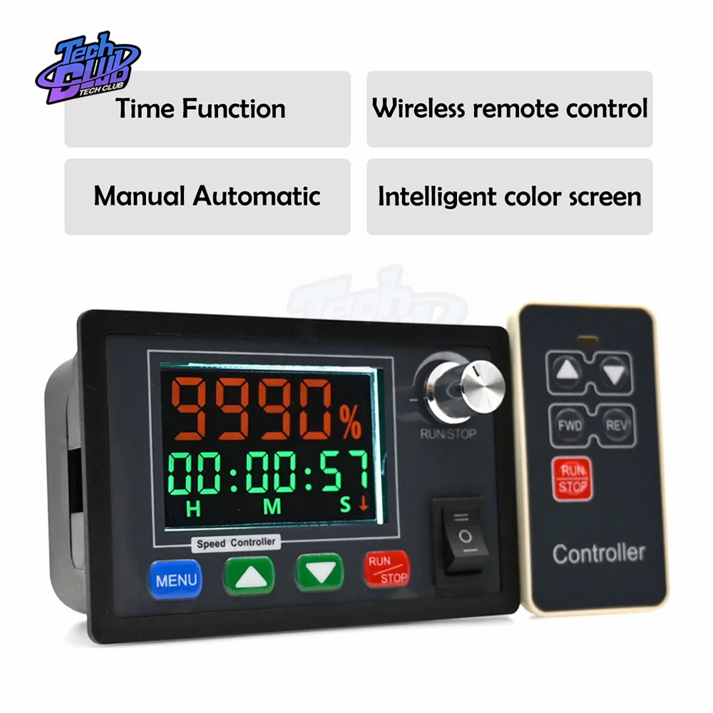 Display Digital Lcd Pwm Controlador de Velocidade Controle Remoto Ajustável Fonte de Alimentação do Motor 0100 Tacômetro dc 6.5v55v 30a
