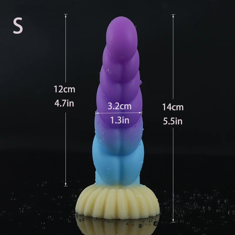 Simulated Dildo Anal Penetration Realistic Penis with Suction Cup Big Butt Plug Giant Monster Cock Dick Toy Adults for Men Women