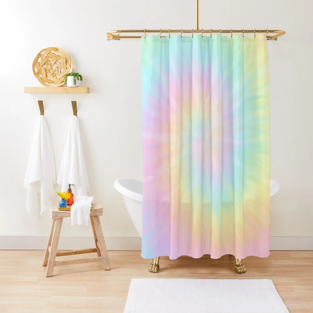 

Tie dye pastel wallpaper Shower Curtain Modern Showers For Bathroom Anti-Mold Waterproof Shower Curtain