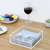Clear Acrylic Cocktail Napkin Holder Bar Napkin Holder, Top amongst Modern Beverage Napkin Holders for Paper Napkins 4