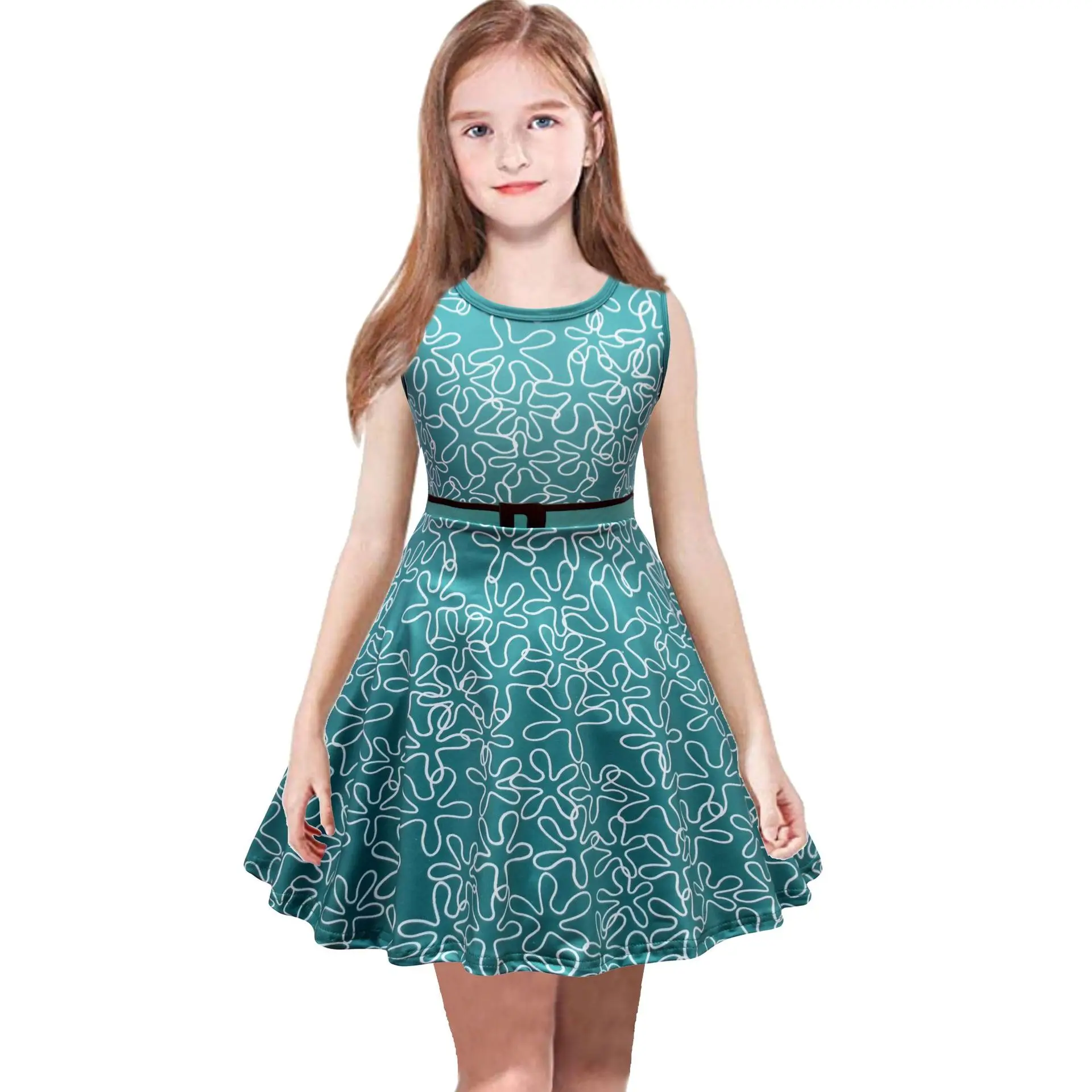 Anime Inside Out Joy Inspired Skater Dress Joy Cosplay Dress Baby Girls Birthday Costume Inside Out Disgust Inspir Summer