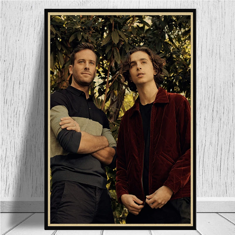 Call me by your name Retro Kraft Paper Poster Bar Cafe High quality Printing Drawing core Decorative Painting