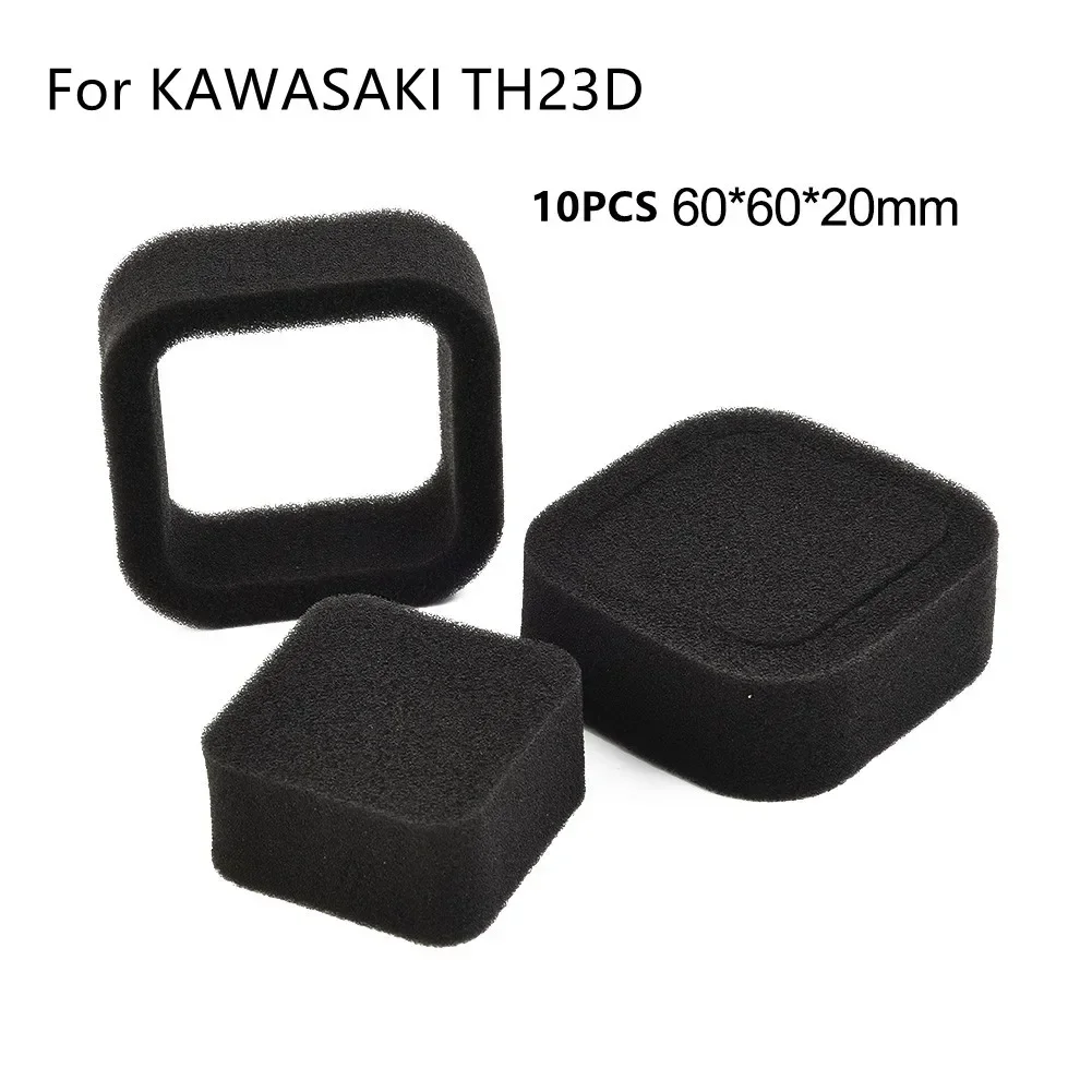 10pcs String Trimmer air filters Air Filter Kit For TH23D TH26D TH23 TH26 TJ27 Trimmer Engine Replacement Parts For 11010-2530