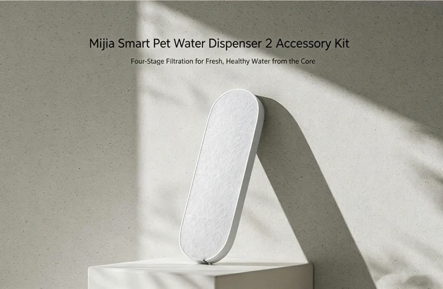 Xiaomi Smart Pet Water Dispenser 2 Filter Kit, 3+3+1 Pack, 4-Stage Filtration, Antibacterial Water Purification 2