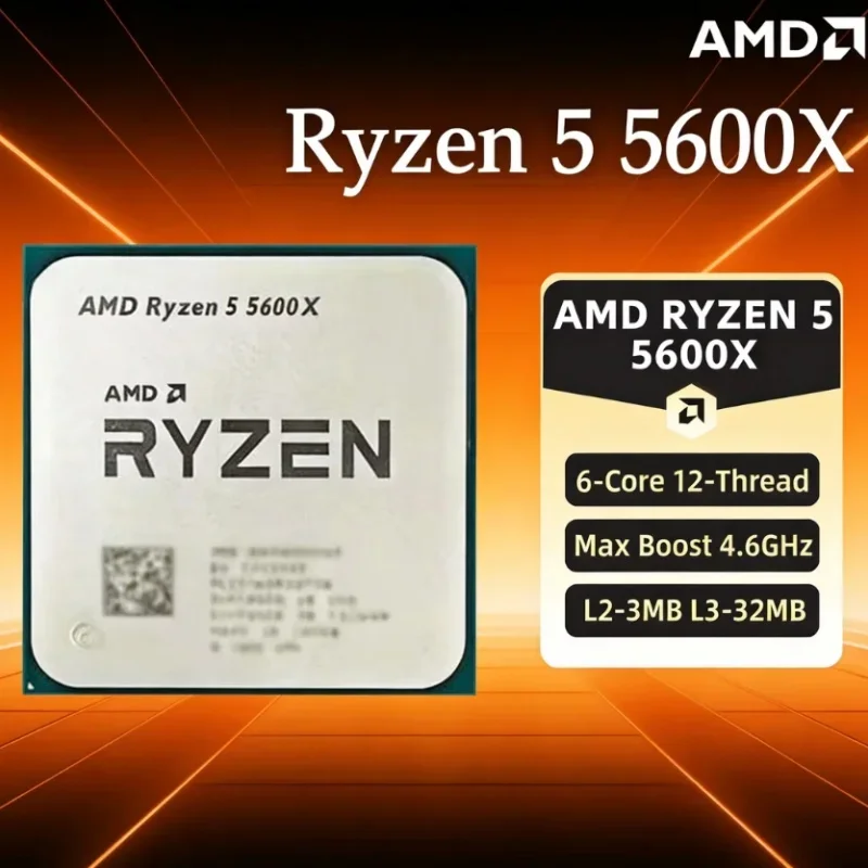 AMD R5 5600X Ryzen 5 5600X 언락 4.6GHz 최대 부스트 6코어 12스..