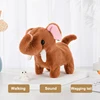 Cute Electric Plush Elephant Children's Simulation Walking Sound Effect Shaking Tail Electronic Pet Children's Plush Doll Gift 5