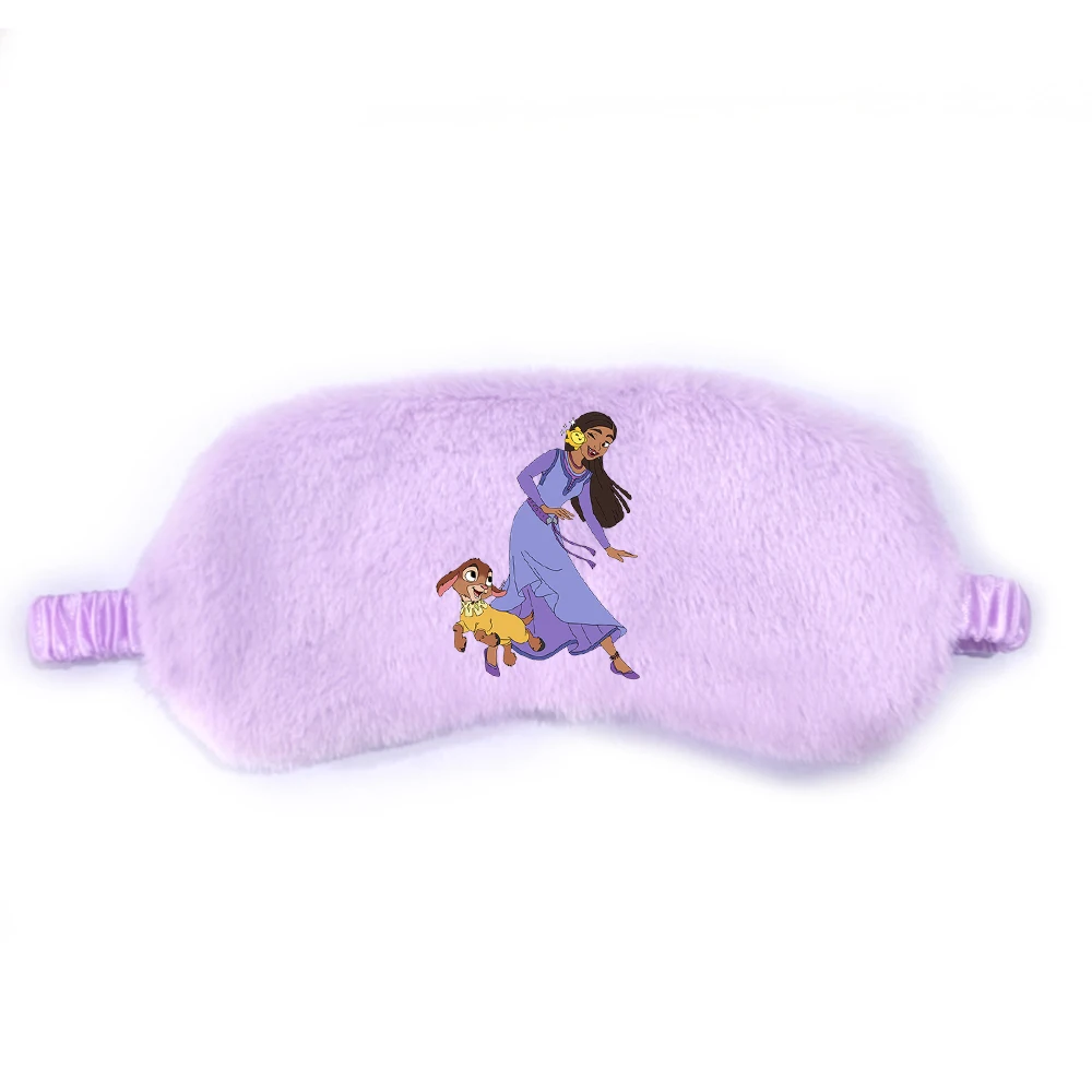Wish Disney Plush Eye Mask For Girls Cute Princess Eye Masks Soft Shading Blindfold Travel Rest Sleepping Imita Forniture Regalo