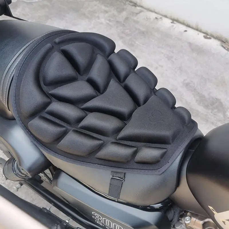 

Motorcycle Air Seat Cushion Anti-Slip Motorcycle Inflatable Blow Air Cushion Pressure Relief Ride Seat Pad Motorbike Accessories