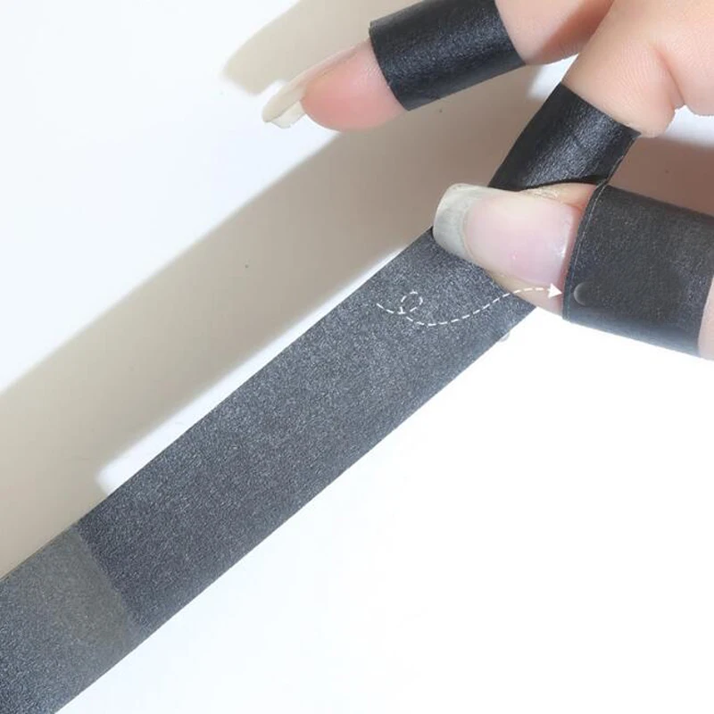 Nail Art Black Adhesive Tape Protecting No Black Fingers Nail Tools Non Transparent Lighting Tape No Glue Painting Tools