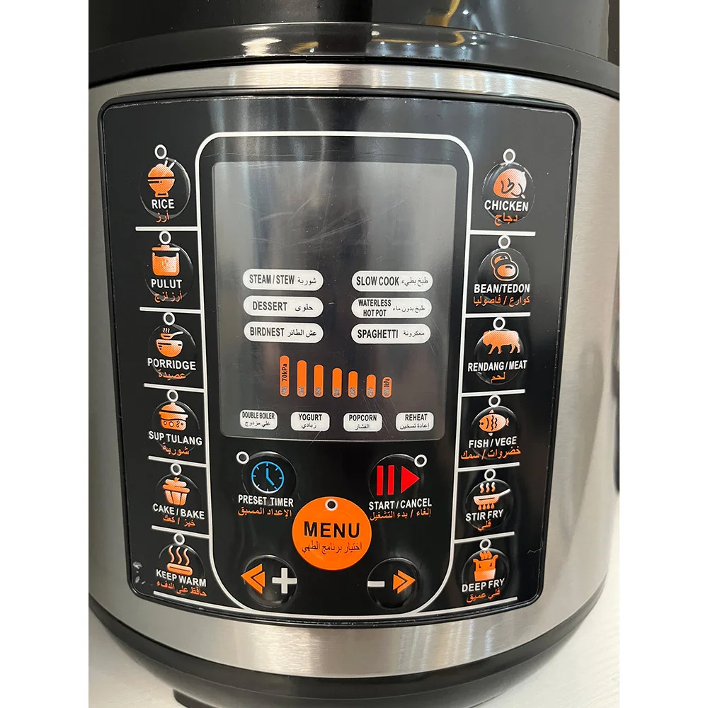 XEOLEO 6L Multifunction Electric Pressure cooker suitable 5 people use Household High pressure pot Rice cooker 4