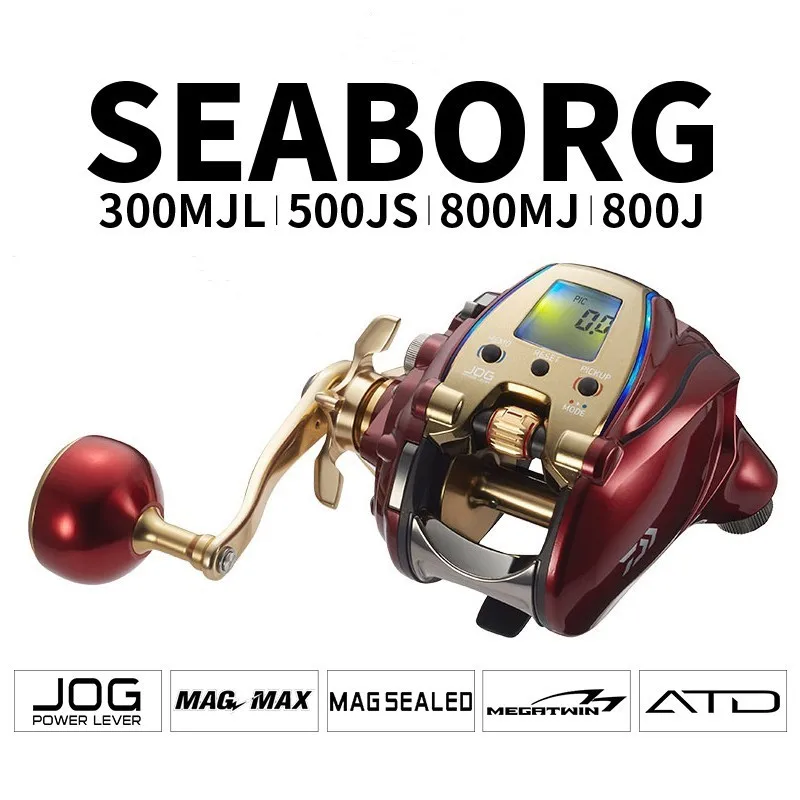 Original DAIWA SEABORG Baitcasting Fishing Reel 500JS 500MJ 800J 800MJ  800MJS 1200MJ 3000-24V Electric Count Wheel Made in Japan - AliExpress