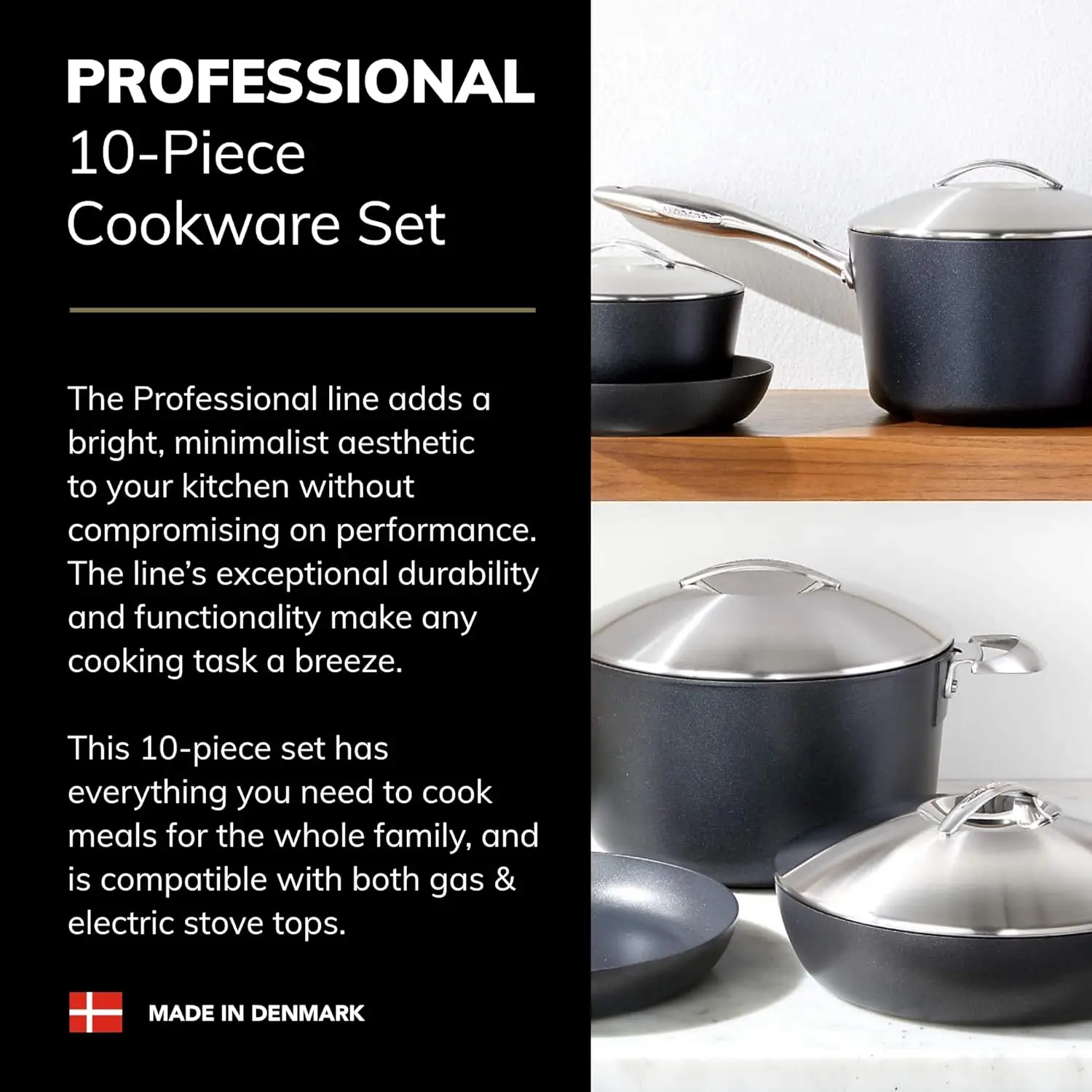 Professional 10-Piece Nonstick Cookware Set 2